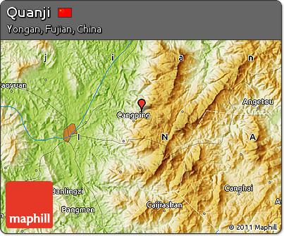 Physical Map of Quanji