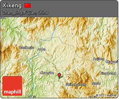 Physical Map of Xikeng