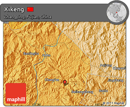 Political Map of Xikeng