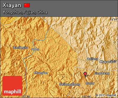 Political Map of Xiayan