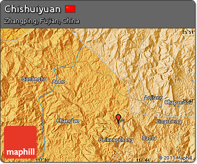 Political Map of Chishuiyuan