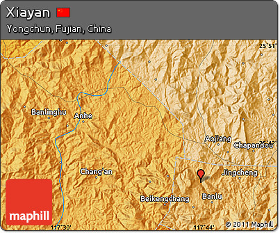 Political Map of Xiayan