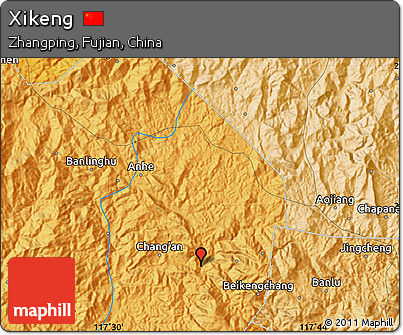 Political Map of Xikeng