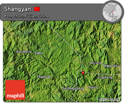 Satellite Map of Shangyan