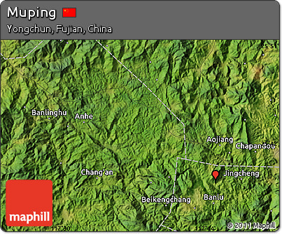 Satellite Map of Muping