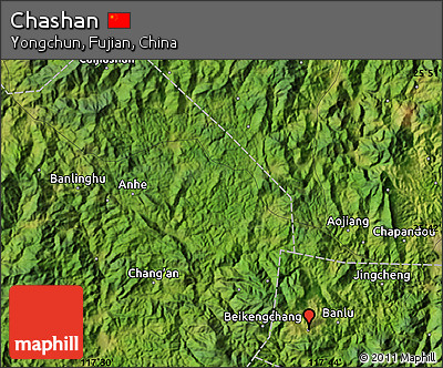 Satellite Map of Chashan