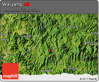Satellite 3D Map of Waiyang