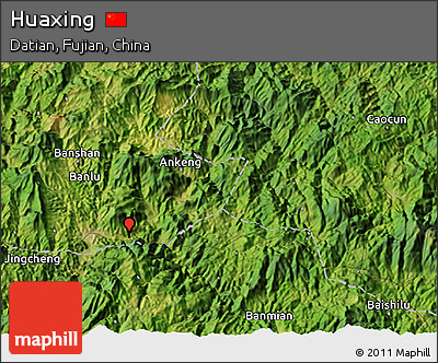 Satellite 3D Map of Huaxing