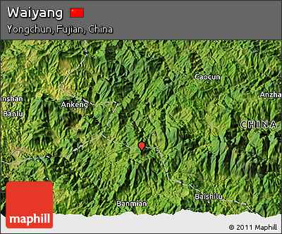 Satellite 3D Map of Waiyang