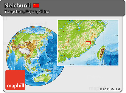 Physical Location Map of Neichunli