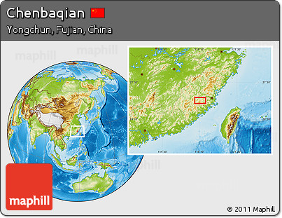 Physical Location Map of Chenbaqian