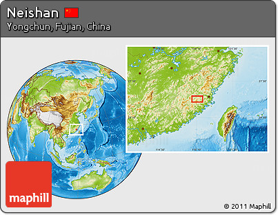 Physical Location Map of Neishan