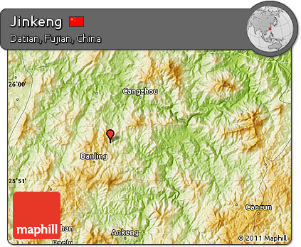 Physical Map of Jinkeng
