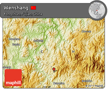 Physical Map of Wenshang