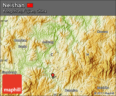 Physical Map of Neishan