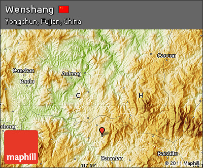 Physical Map of Wenshang