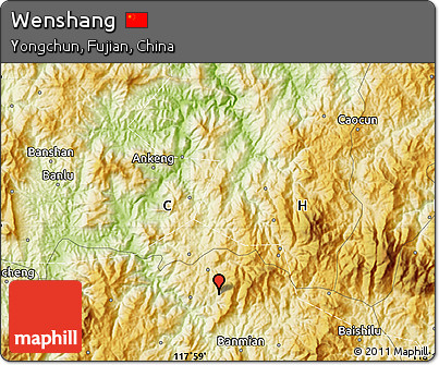 Physical Map of Wenshang