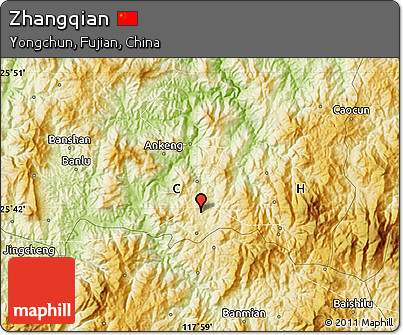 Physical Map of Zhangqian