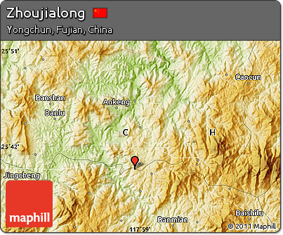 Physical Map of Zhoujialong