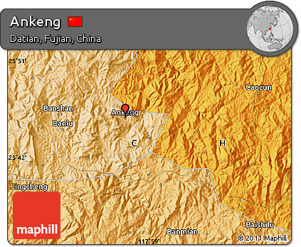 Political Map of Ankeng