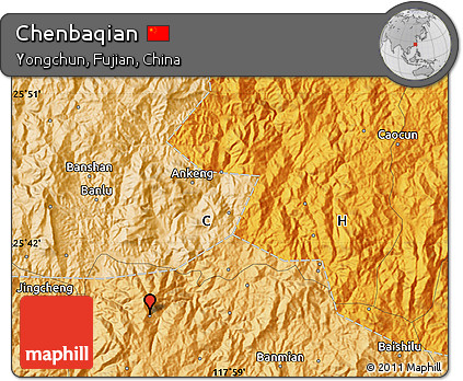 Political Map of Chenbaqian