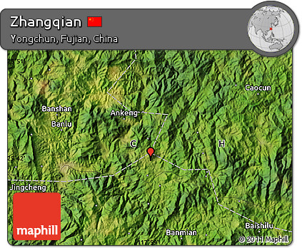 Satellite Map of Zhangqian