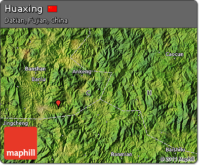 Satellite Map of Huaxing