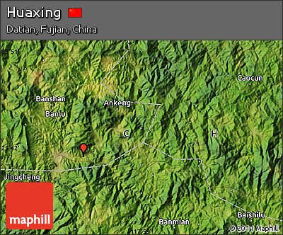 Satellite Map of Huaxing