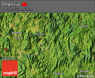 Satellite Map of Shanxia