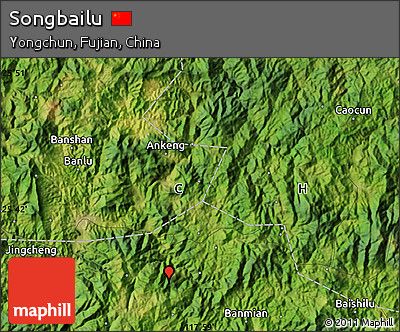Satellite Map of Songbailu