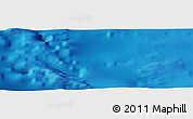 Physical Panoramic Map of the area around 25° 51' 37" N, 138° 37' 30" E