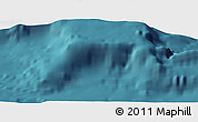 Satellite Panoramic Map of the area around 25° 51' 37" N, 145° 25' 30" E