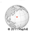 Outline Map of the Area around 25° 51' 37" N, 159° 52' 30" E, rectangular outline