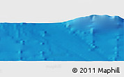 Shaded Relief Panoramic Map of the area around 25° 51' 37" N, 162° 16' 30" W