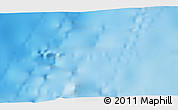 Physical 3D Map of the area around 25° 51' 37" N, 16° 4' 29" W