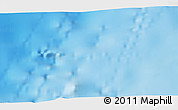 Shaded Relief 3D Map of the area around 25° 51' 37" N, 16° 4' 29" W
