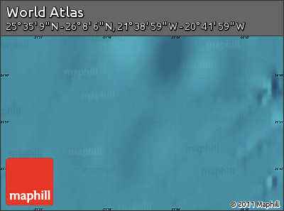 Satellite Map of the Area around 25° 51' 37" N, 21° 10' 29" W