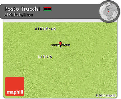 Physical 3D Map of Posto Trucchi