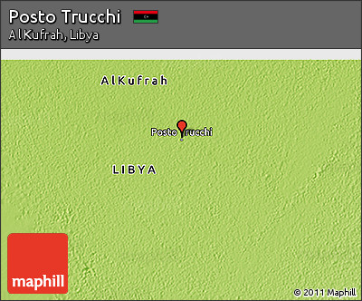 Physical 3D Map of Posto Trucchi