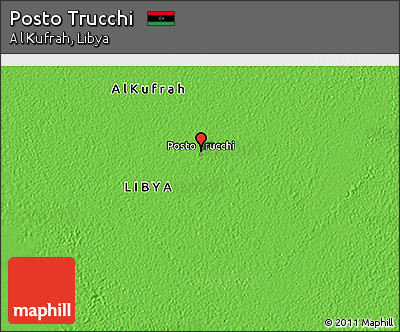 Political 3D Map of Posto Trucchi
