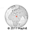 Outline Map of the Area around 25° 51' 37" N, 30° 40' 29" E, rectangular outline