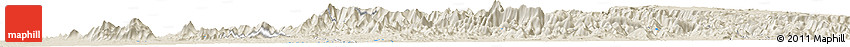 Shaded Relief Horizon Map of the Area around 25° 51' 37" N, 37° 28' 30" E