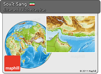 Physical Location Map of Sovīt Sang