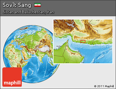 Physical Location Map of Sovīt Sang