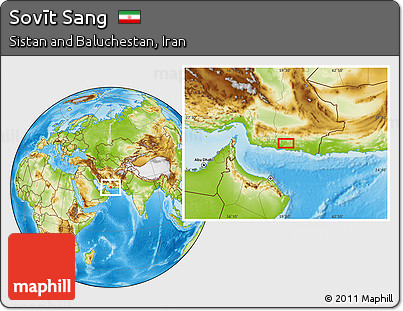 Physical Location Map of Sovīt Sang