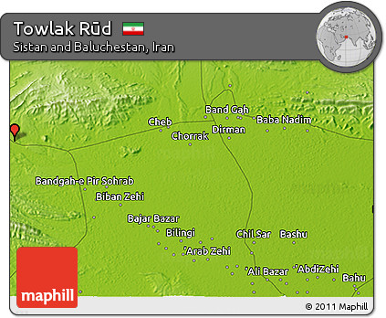 Physical 3D Map of Towlak Rūd