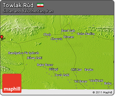 Physical 3D Map of Towlak Rūd