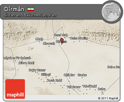 Satellite 3D Map of Dīrmān