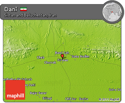 Physical Map of Danī
