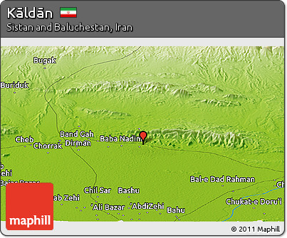 Physical Panoramic Map of Kāldān